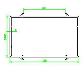 Startec ST-6990 Kutu Profili 100x60