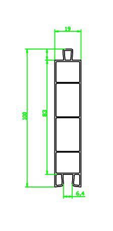 Startec ST-6710 Panel Profili 100 mm