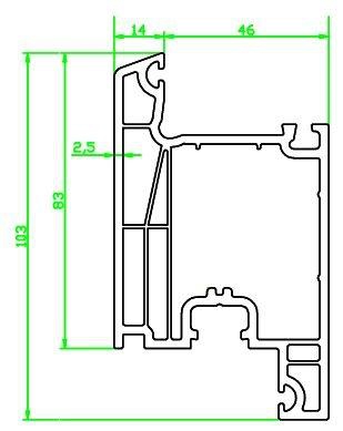 Megatec ST-8400 Kapı Kanat Profili