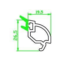 Extratec ST-6655 Yap.Con.Dek.Çift Cam Çıtası