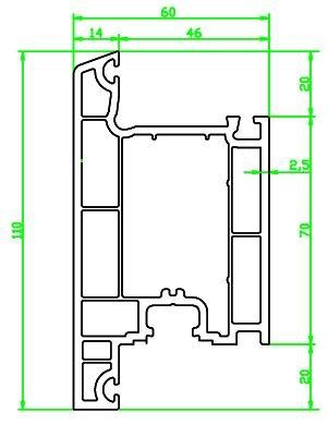 Extratec ST-8450 Dışa Açılır Kapı Profili